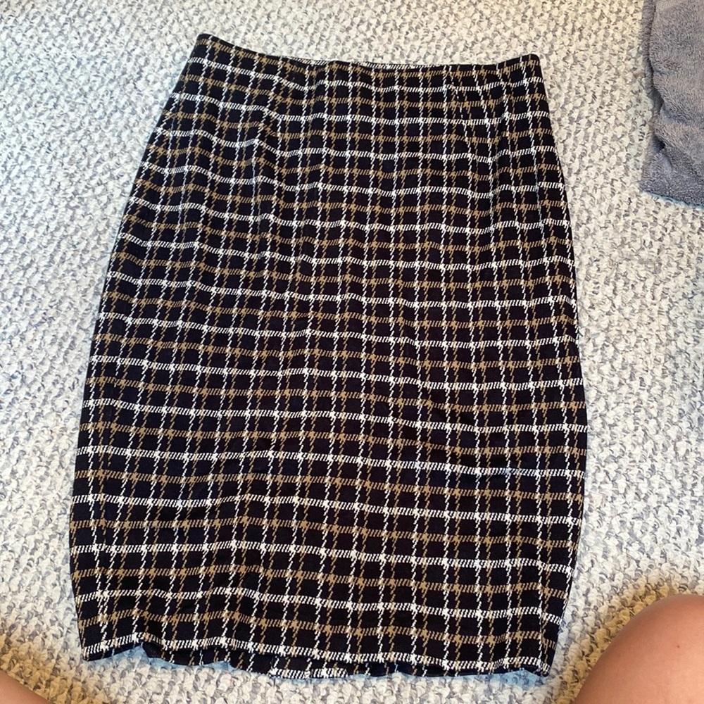 J Jill pencil tweed pencil skirt